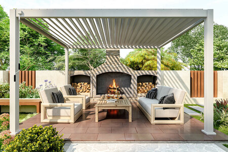 Pergola til restaurant- og hotellterrasser med fleksibel uteservering