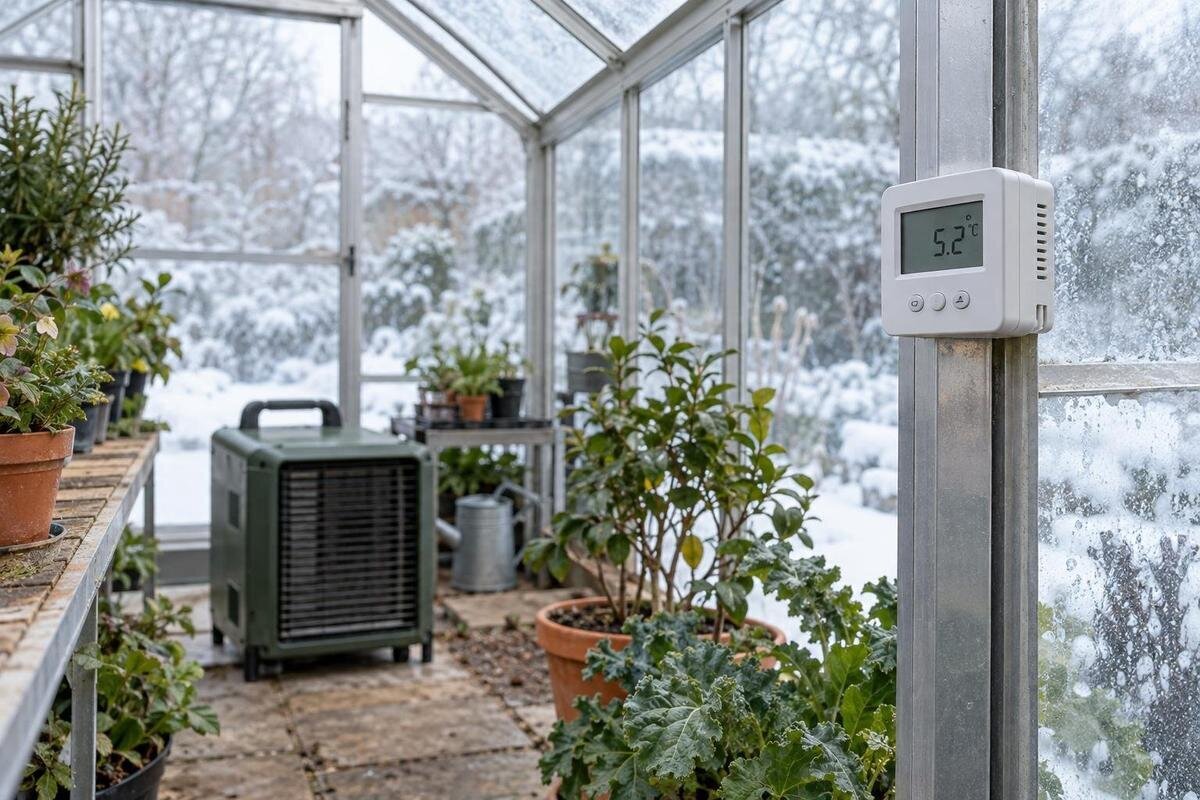 Slik finner du riktig plass for termostaten i drivhuset
