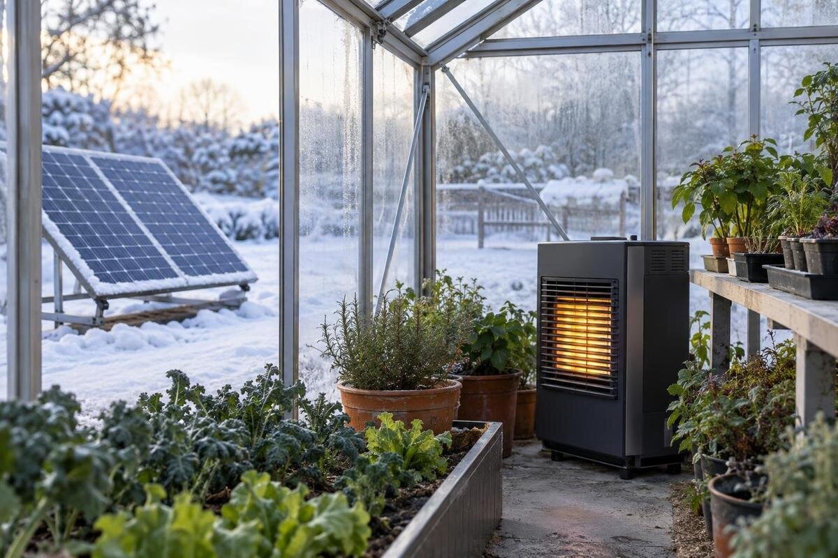 Solceller til drivhusvarme: Er det realistisk om vinteren?