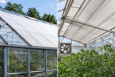 Solskjerming på utsiden eller innsiden av drivhuset?