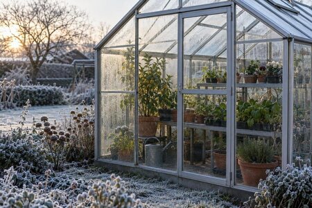 Slik beskytter du planter mot sen frost i uoppvarmet drivhus