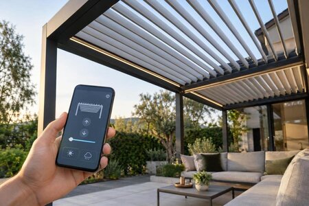 Pergola i smarthuset: sjekk kompatibiliteten først