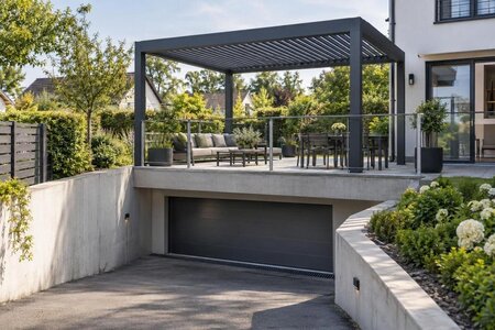 Pergola over kjeller eller garasje: dette må vurderes