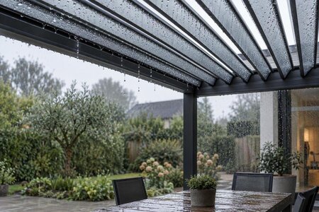 Regn eller kondens under pergolaen – hva er forskjellen?