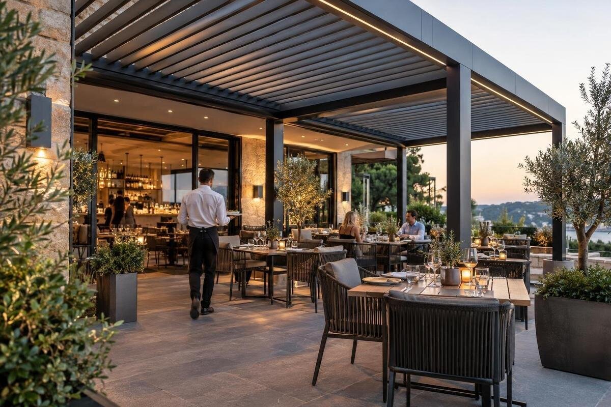 Slik regner du på investering i restaurantpergola