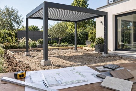 Pergola før terrassen bygges: Hva må avklares?