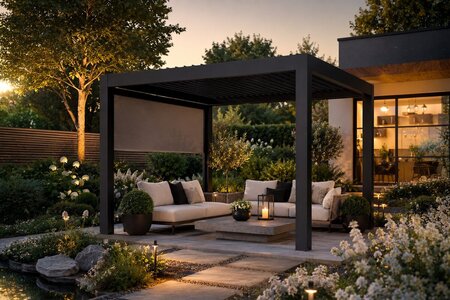 Moderne pergola i Norge – Eksklusive pergolaer til terrasse | Premium Vinduer