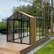 Drivhus med Accoya designdetaljer