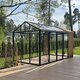 Drivhus med Accoya designdetaljer