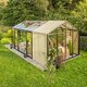 Drivhus med Accoya designdetaljer