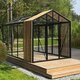 Drivhus med Accoya designdetaljer