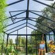 Drivhus med Accoya designdetaljer