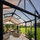 Drivhus med Accoya designdetaljer