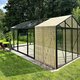 Drivhus med Accoya designdetaljer