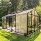 Drivhus med Accoya designdetaljer