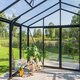 Drivhus med Accoya designdetaljer