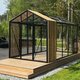 Drivhus med Accoya designdetaljer