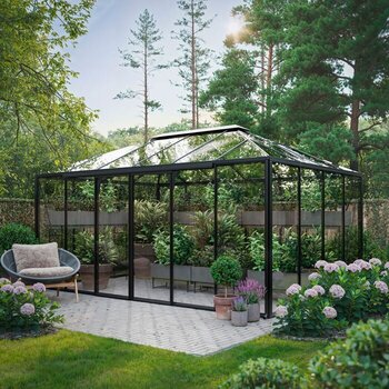 Drivhus i pyramideform Bloomcabin Oasis