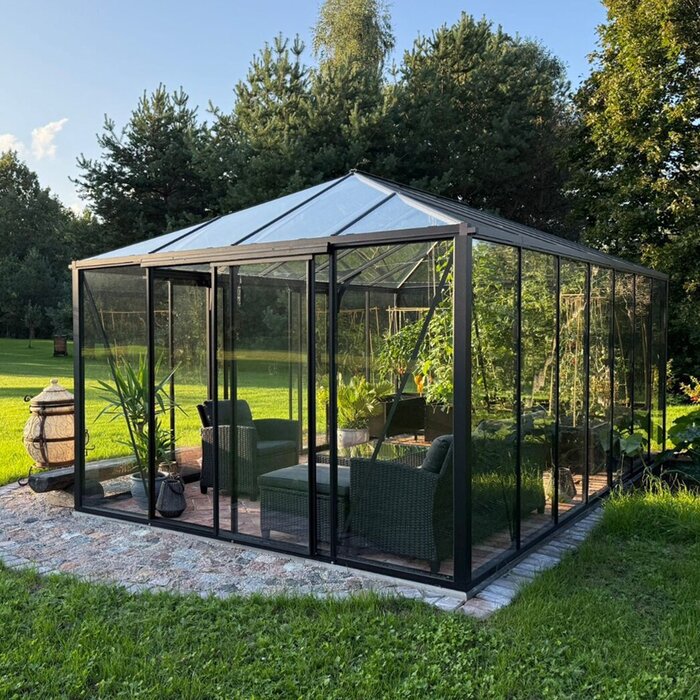 Drivhus i pyramideform